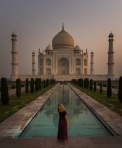 Taj Mahal at sun rise