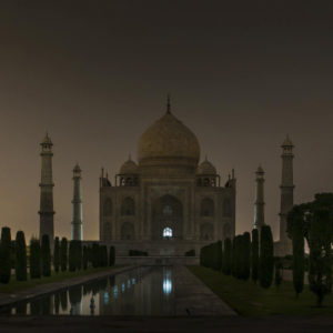 Taj Mahal on full moon
